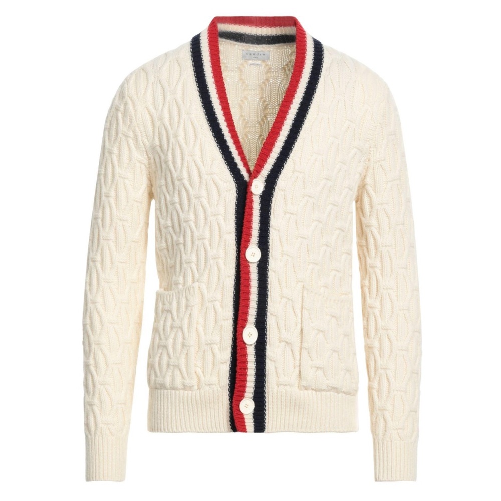 Sandro Men’s Cable Knit Cardigan
